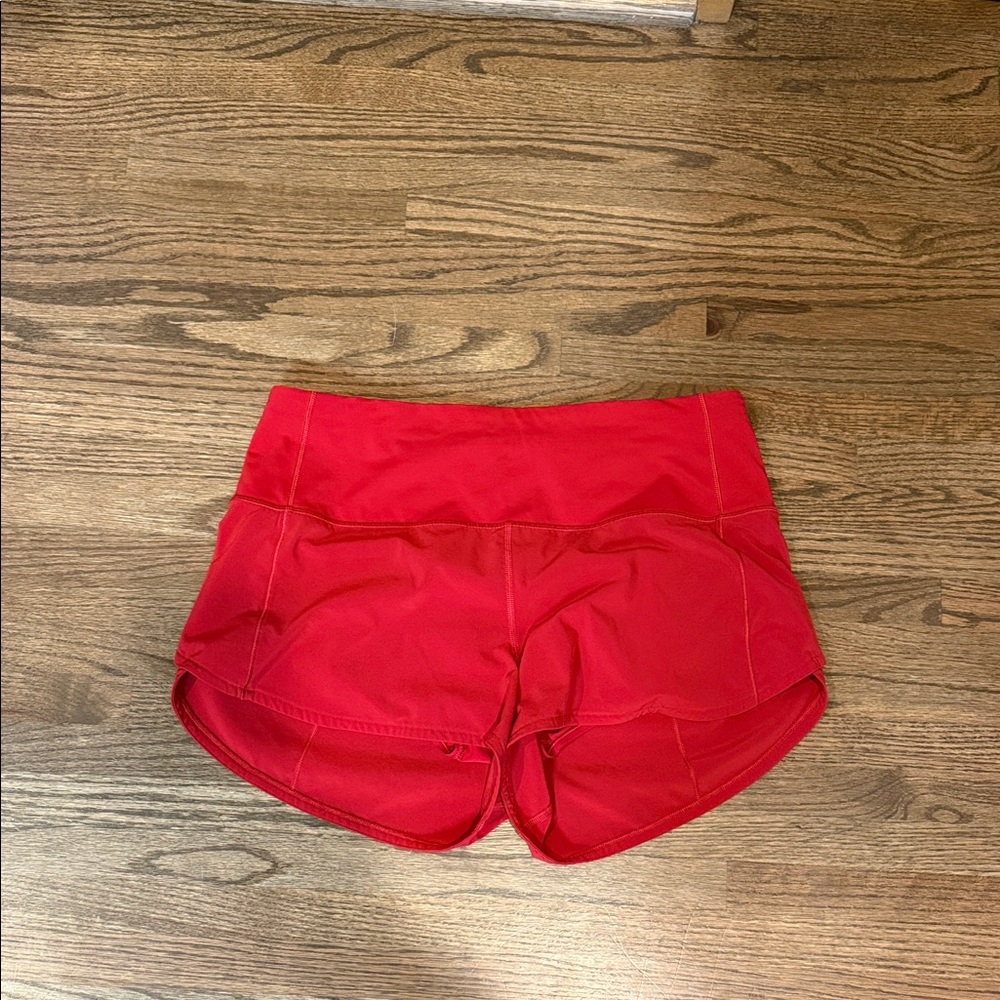 Lululemon Athletica High waist Speed Up shorts, size 8